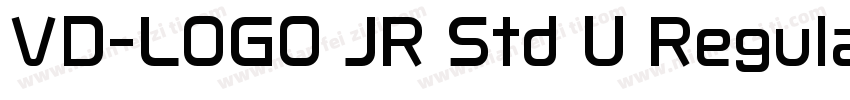 VD-LOGO JR Std U Regular字体转换